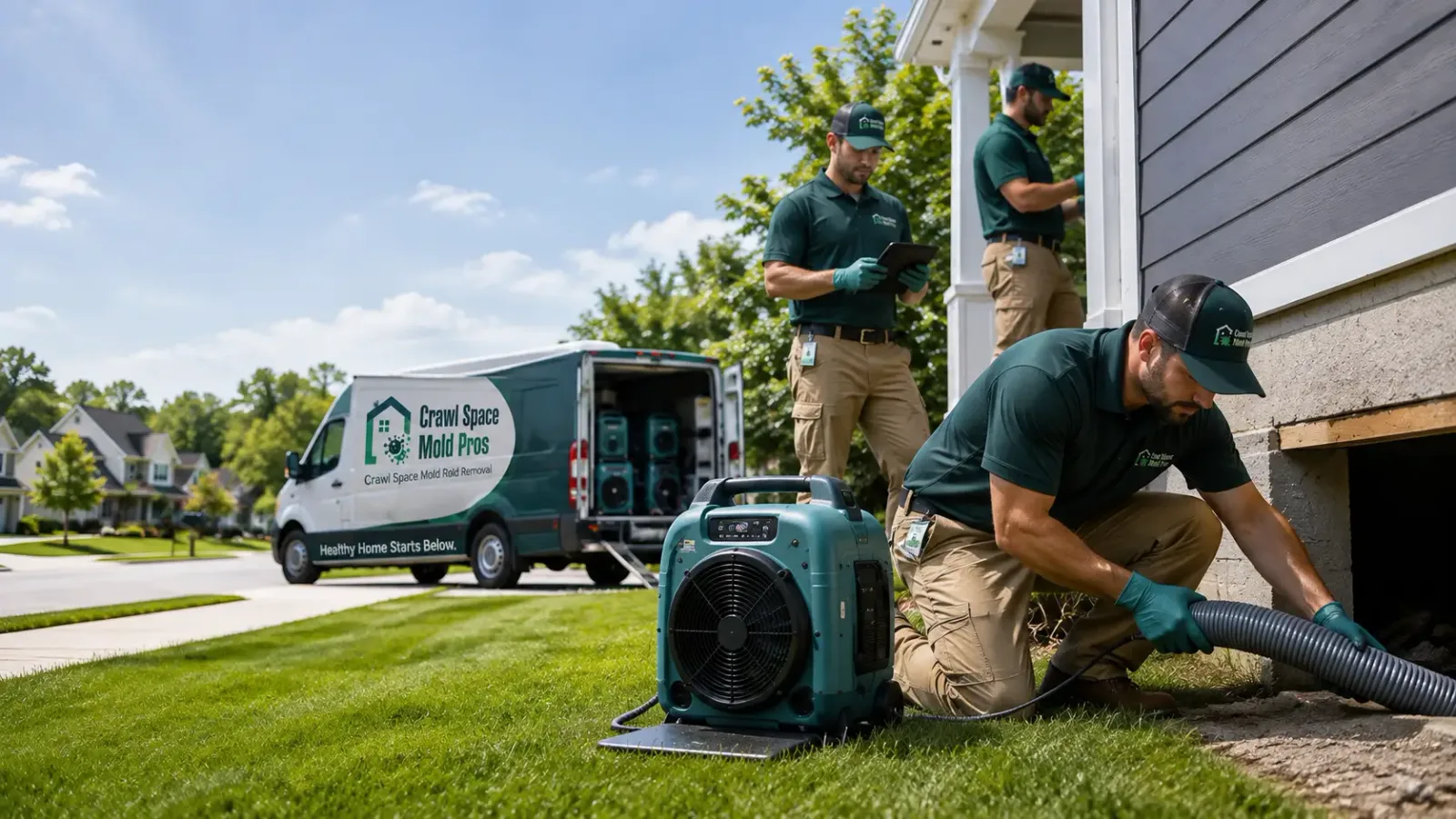 Crawl Space Mold Removal in Hazel, KY